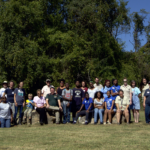 Walnut Creek Wetland Park cleanup volunteers