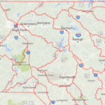 Map of North Carolina Watersheds