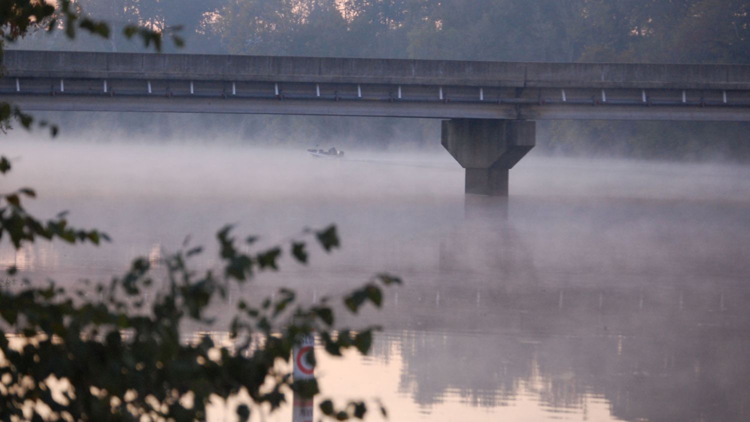 Picture of Cape Fear River in the morning in Chatham County
