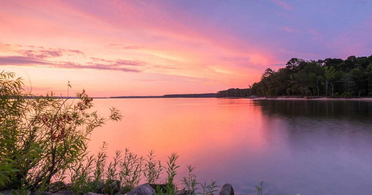 Sunset lake